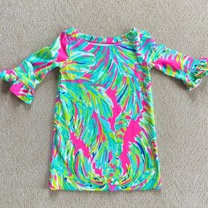 Girls Lilly Pulitzer Dress, long sleeve size 2